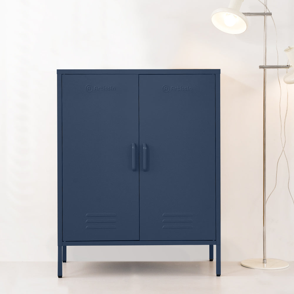 Buffet Sideboard Metal Cabinet - SWEETHEART Blue