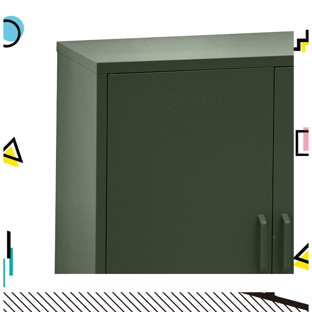 Buffet Sideboard Metal Cabinet - SWEETHEART Green