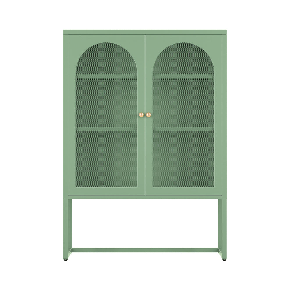 Buffet Sideboard Metal Cabinet - ELMA Green