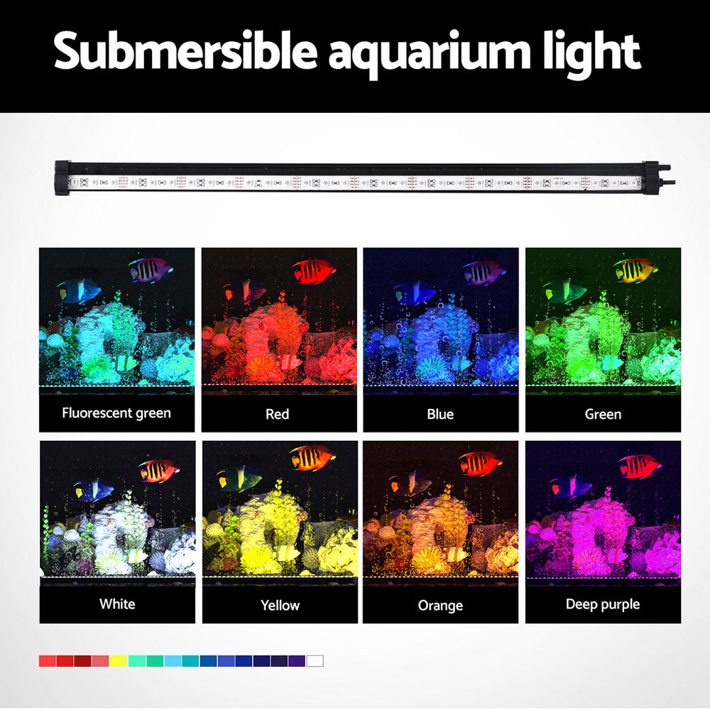 HomeMyGarden Aquarium Light Submersible 52CM Air Bubble LED Light