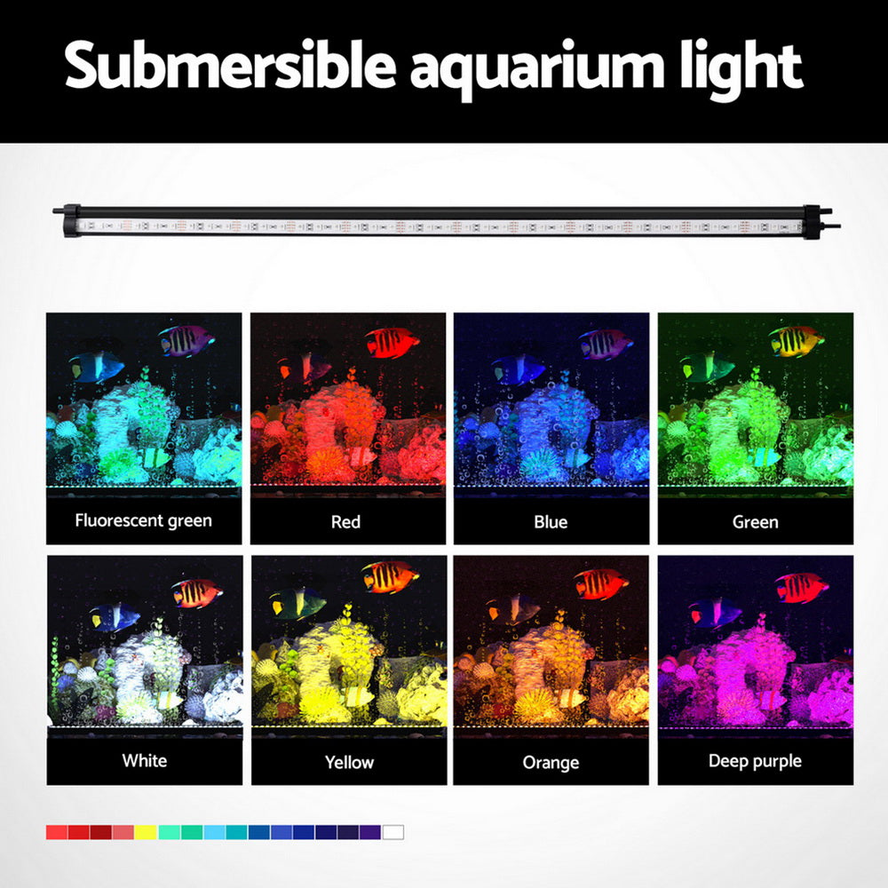 HomeMyGarden Aquarium Light Submersible 67CM Air Bubble LED Light