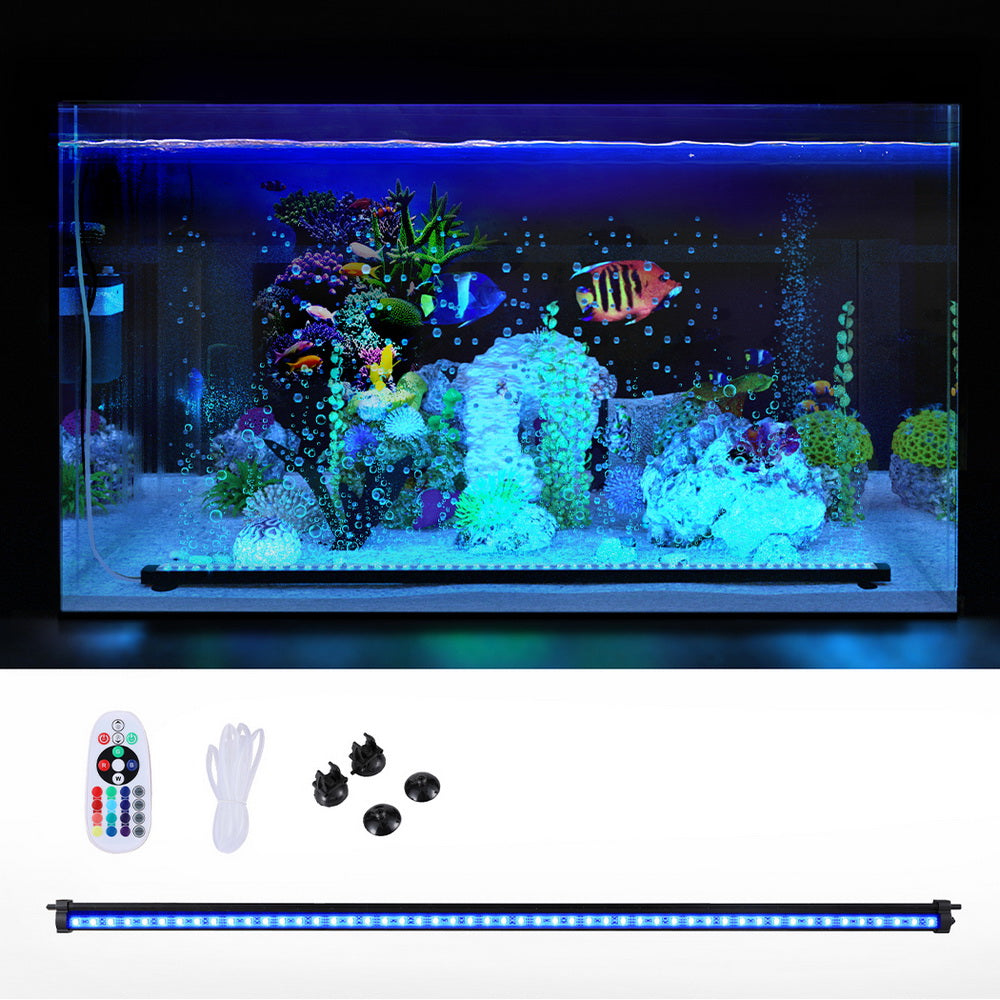 HomeMyGarden Aquarium Light Submersible 88CM Air Bubble LED Light