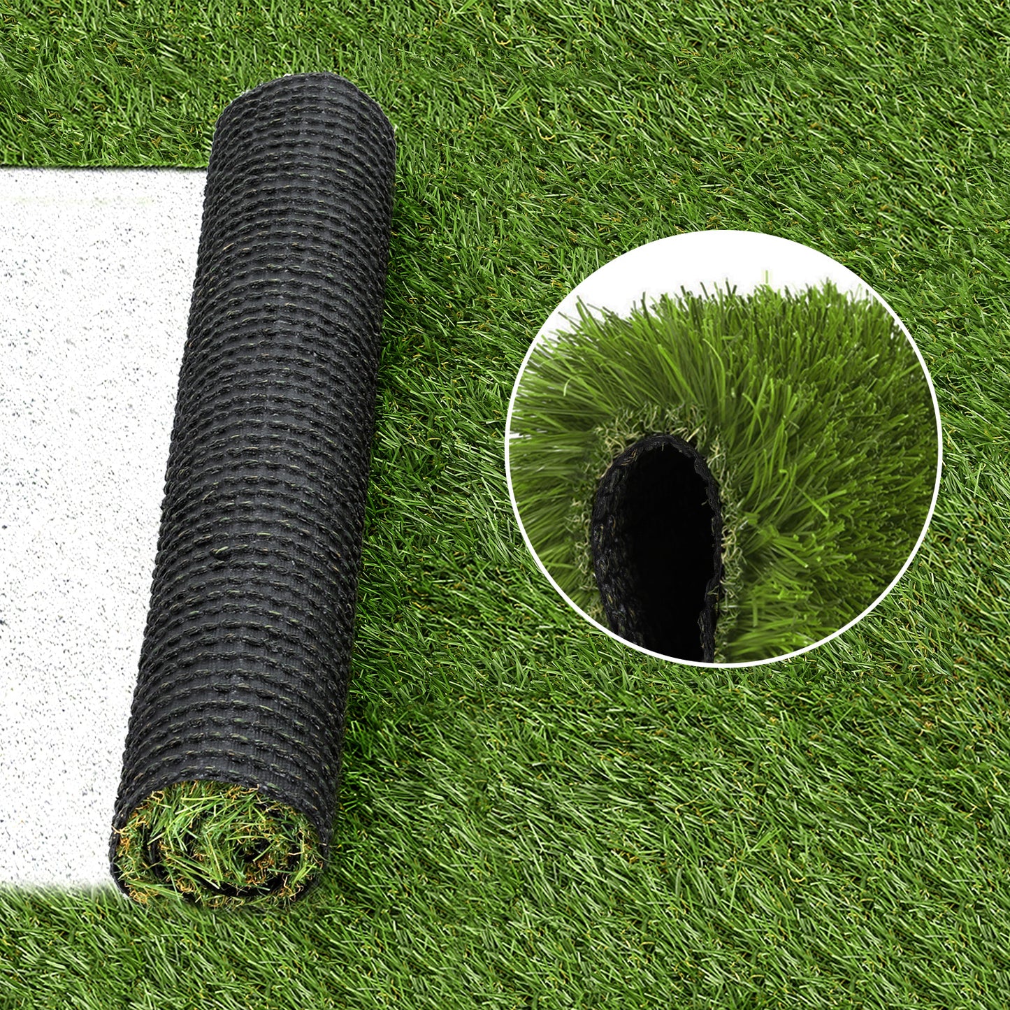 Artificial Grass 30mm 2mx5m 50SQM Synthetic Fake Lawn Turf Plastic Plant 4-coloured