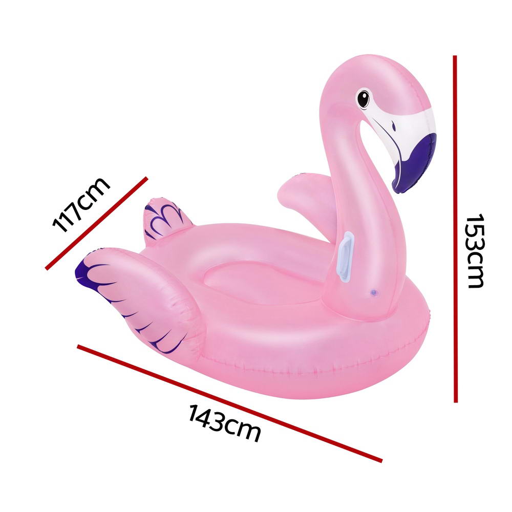 Flamingo Rider Ride-On Float Floating Seat Pool Lounger 1.43M x 1.53M