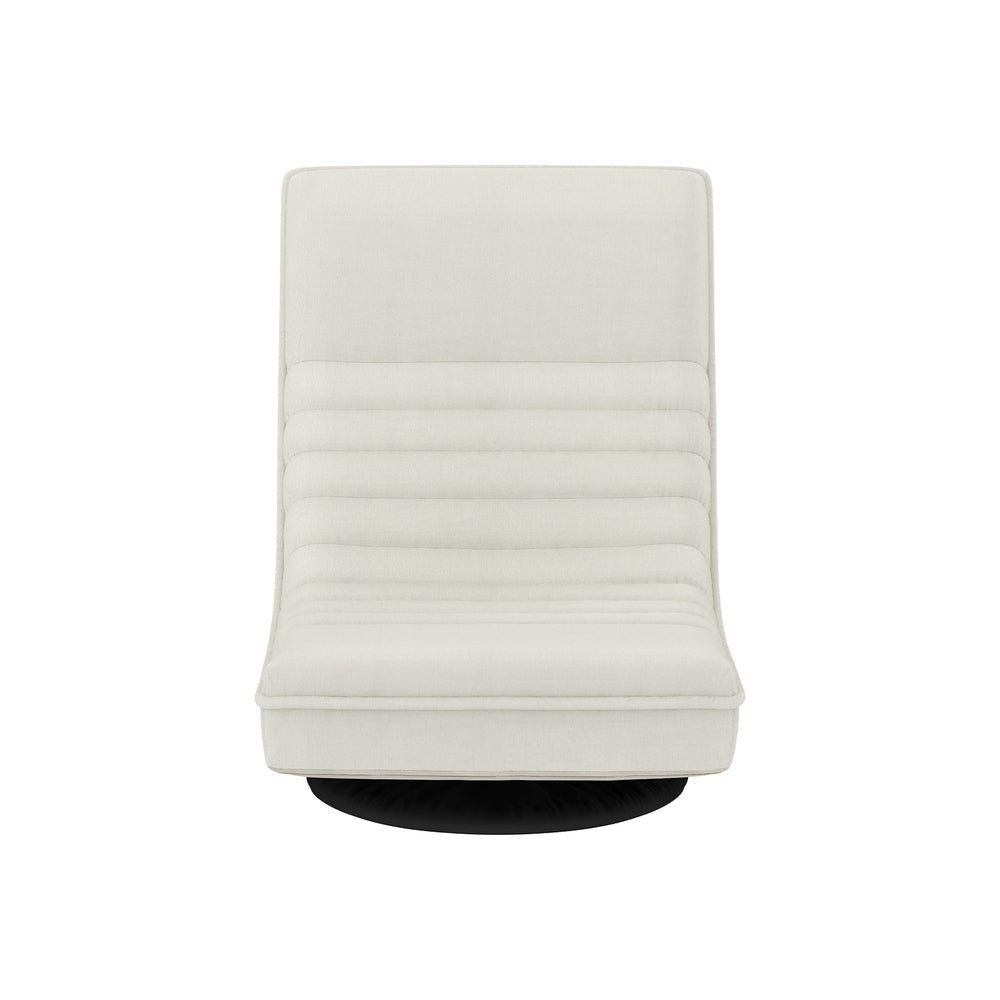 Floor Lounge Sofa Swivel Foldable White