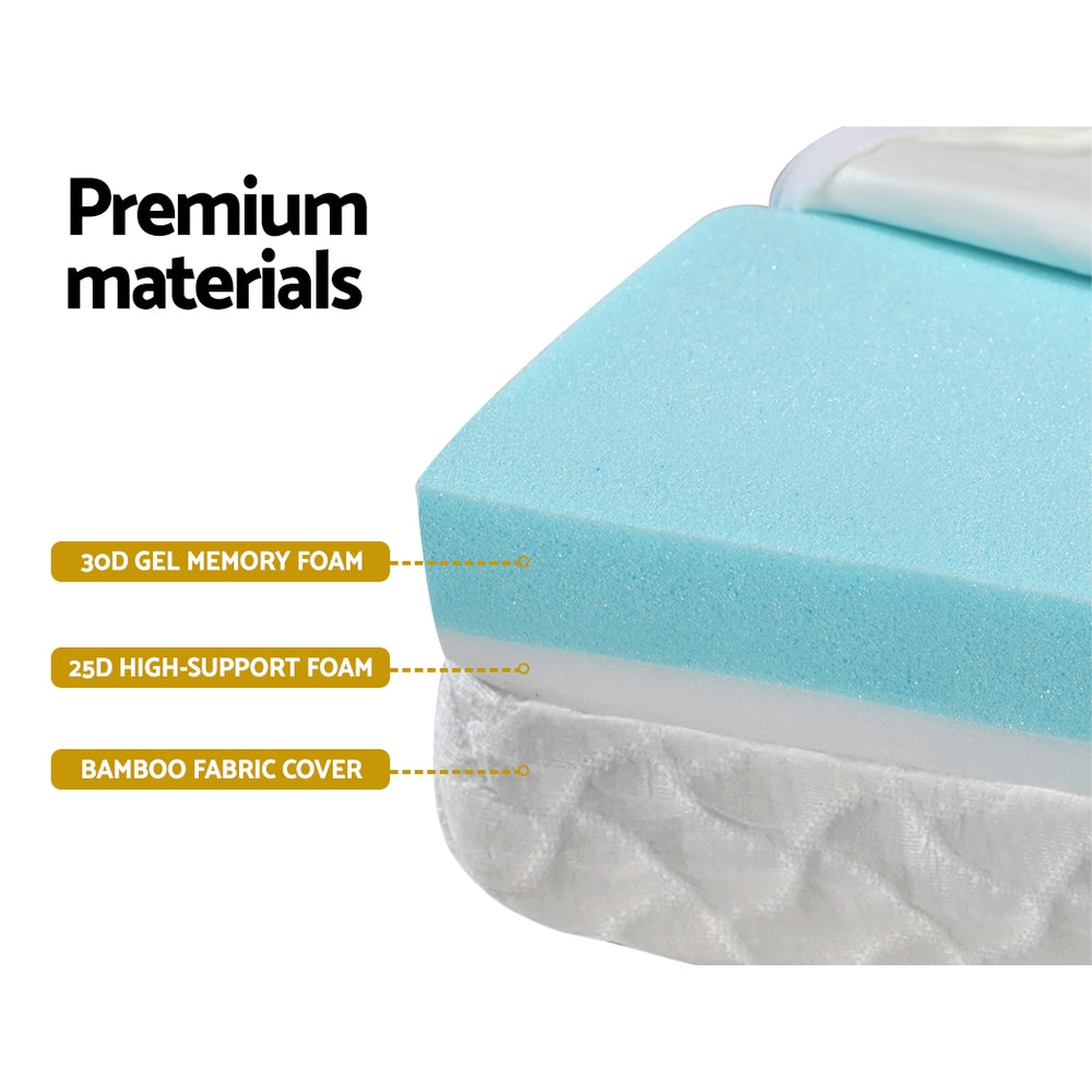 Bedding Foldable Mattress Folding Foam Cot Bed Cool Gel