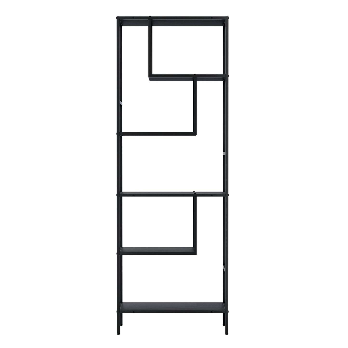 Bookshelf 5 Tiers RHYS Black