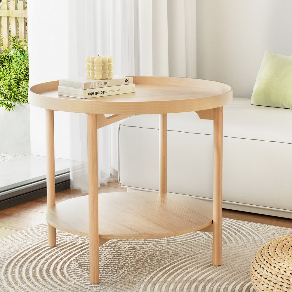 Coffee Table Side Table Round 70CM