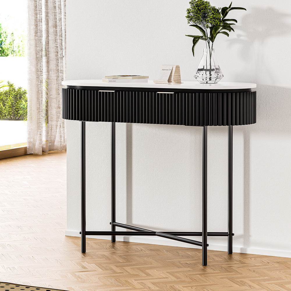 Console Table 2 Drawers 100CM