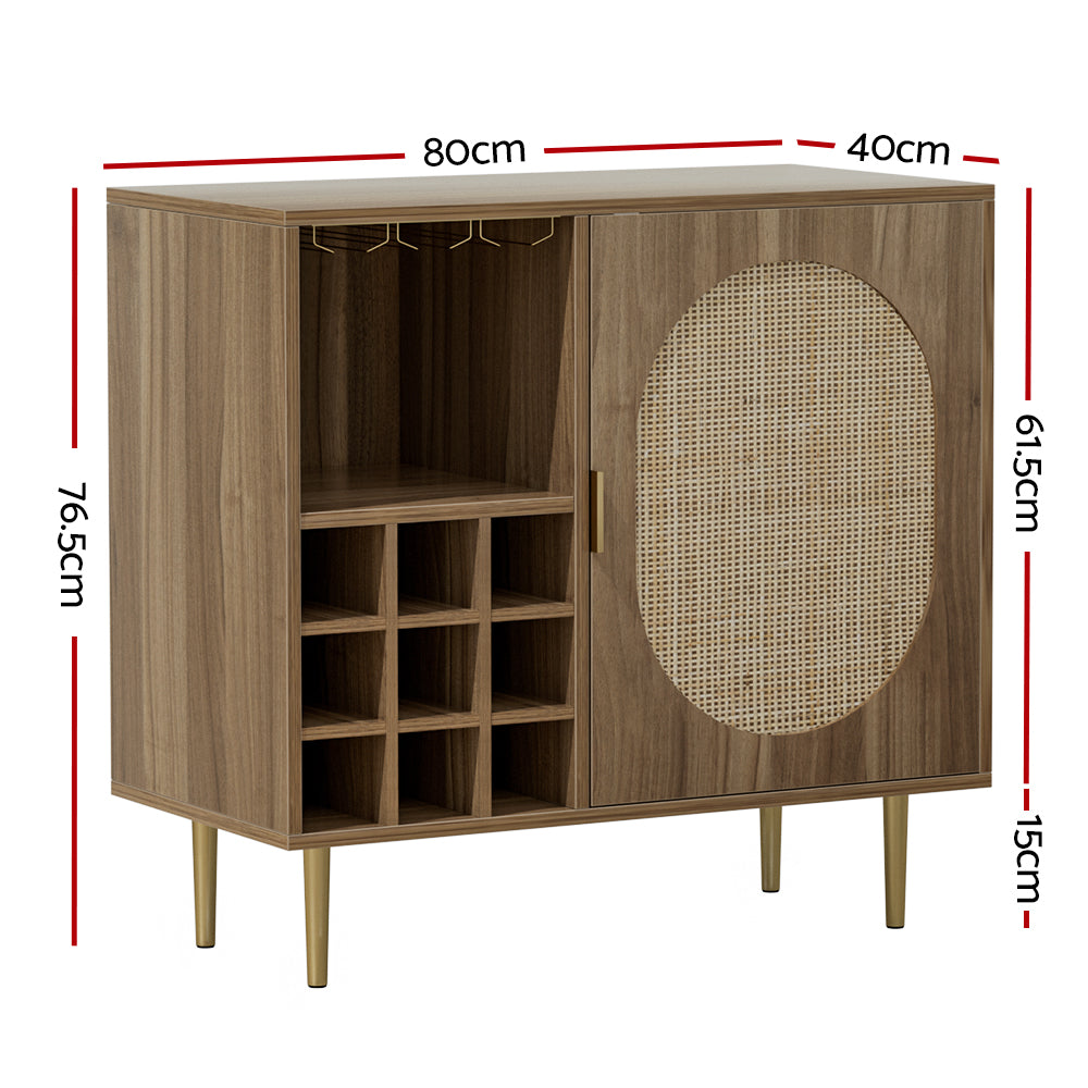 Buffet Sideboard with Wine Rack - ANYA