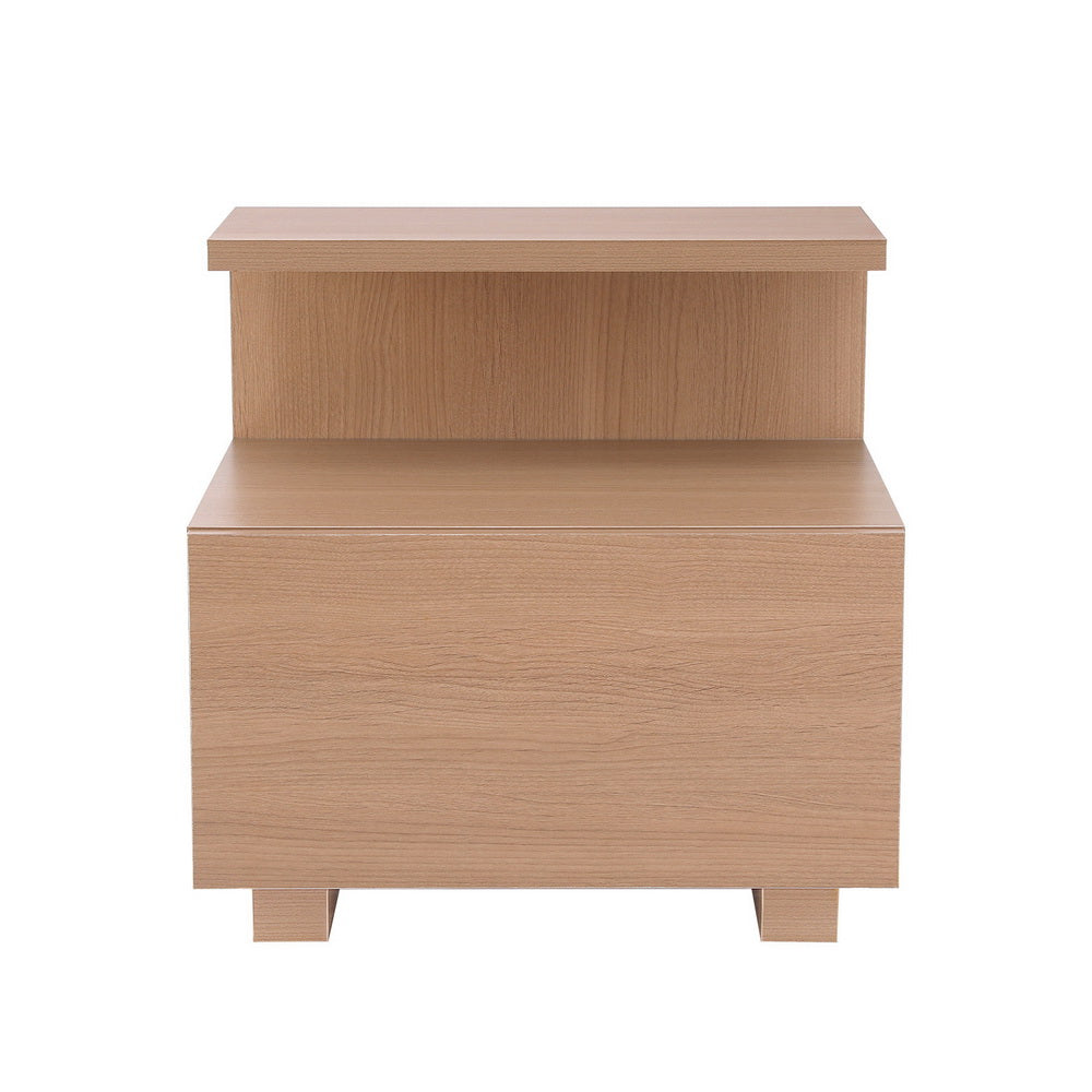 Bedside Table 1 Drawer - Pine