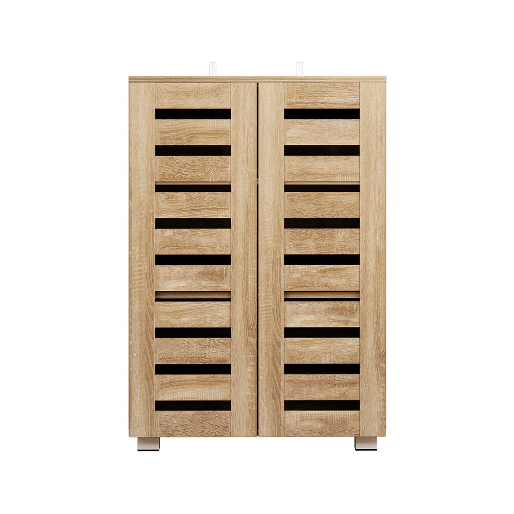 Shoe Cabinet 20 Pairs 5-tier Wood Alster