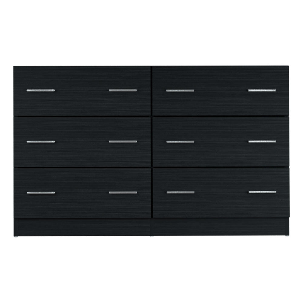 6 Chest of Drawers - VEDA Black