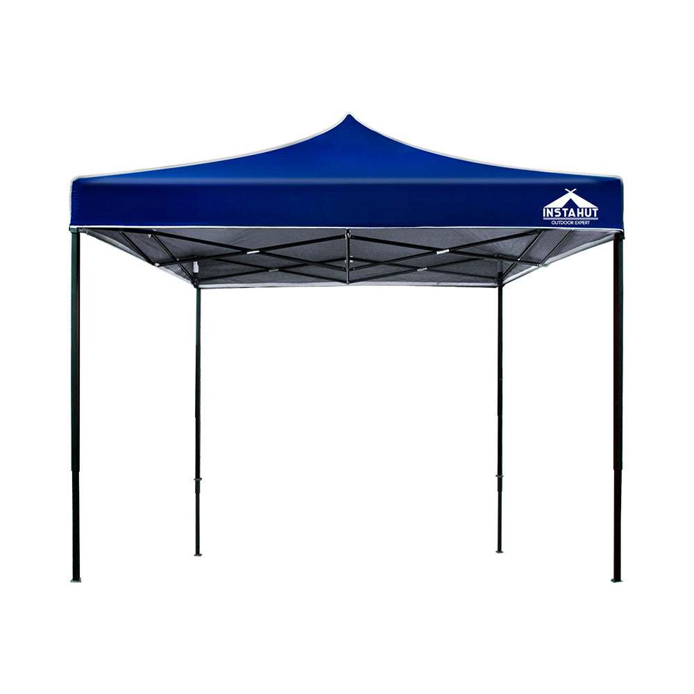 Gazebo Pop Up Marquee 3x3 Folding Tent Outdoor Camping 500D Oxford Blue