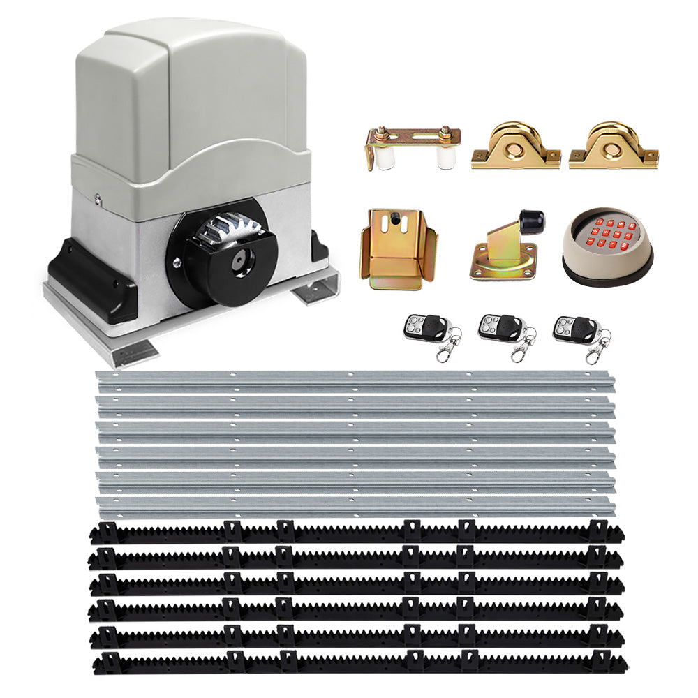 LockMHomeMyGarden Sliding Gate Opener 800KG 6M Hardware Kit