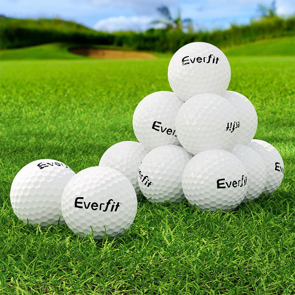 HomeMyGarden 12Pcs Golf Ball Set Reusable Distance Golf Balls Practice Training