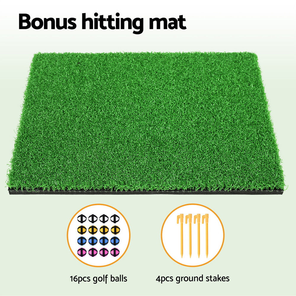 Golf Chipping Game Mat Indoor Outdoor Practice¬†Training Aid Set