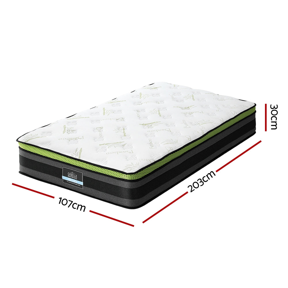 Mattress Cool Gel Foam 30cm King Single