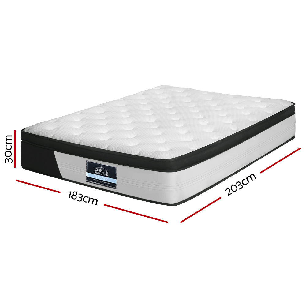 Bedding 30cm Mattress Euro Top King