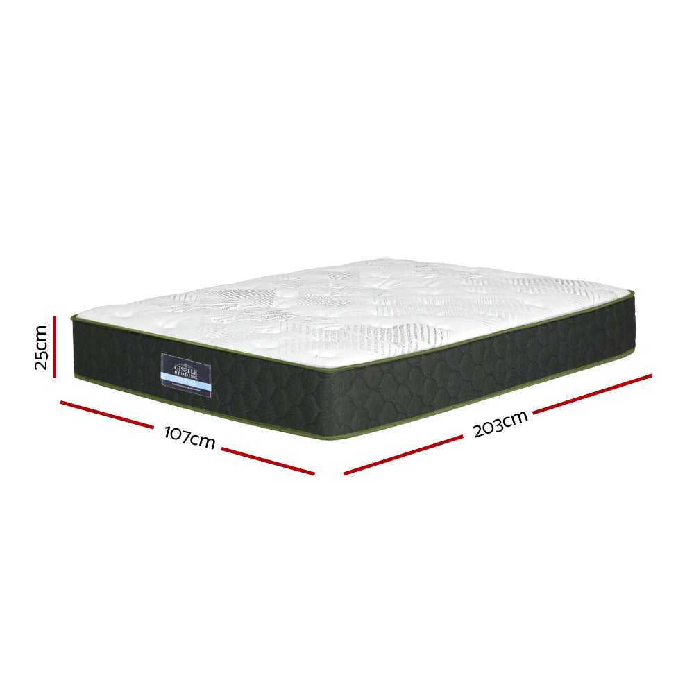 Bedding 25cm Mattress Green Tea Foam King Single