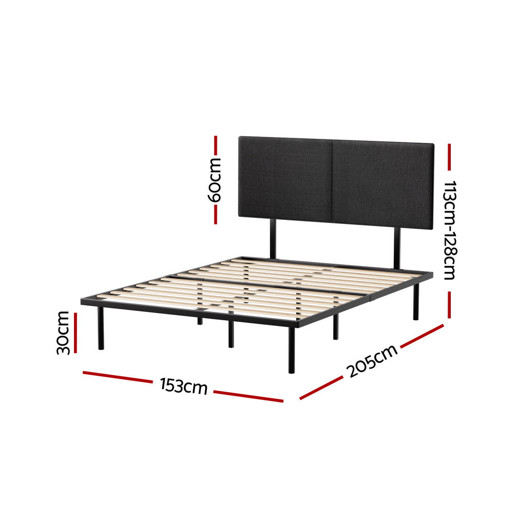 Bed Frame Queen Size Metal Frame NOR