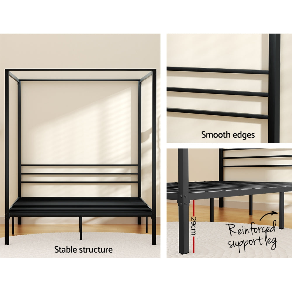 Bed Frame Double Size Metal Frame POCHY