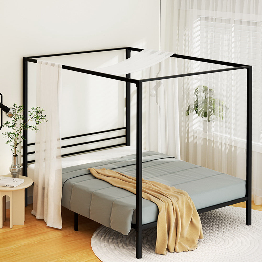 Bed Frame Double Size Metal Frame POCHY