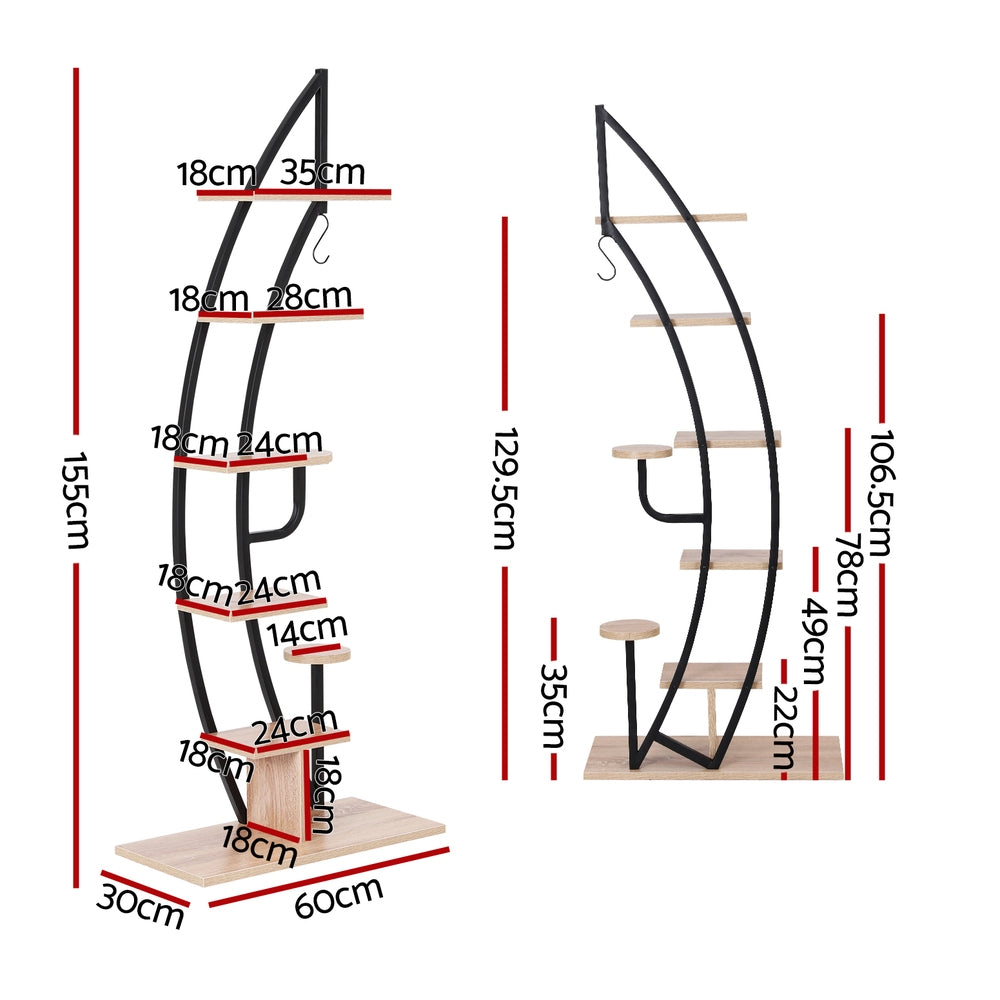 Plant Stand 6 Tier Ladder Corner Shelf