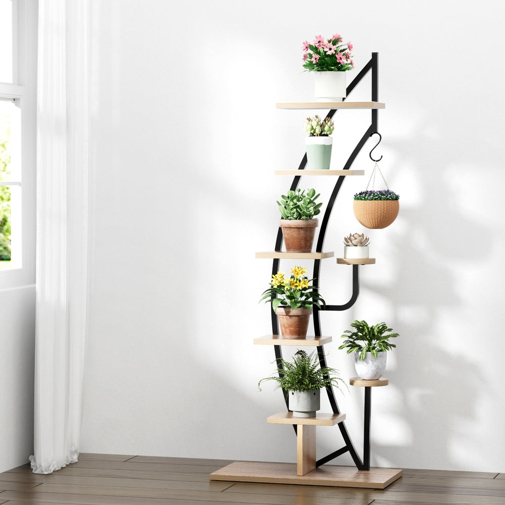 Plant Stand 6 Tier Ladder Corner Shelf