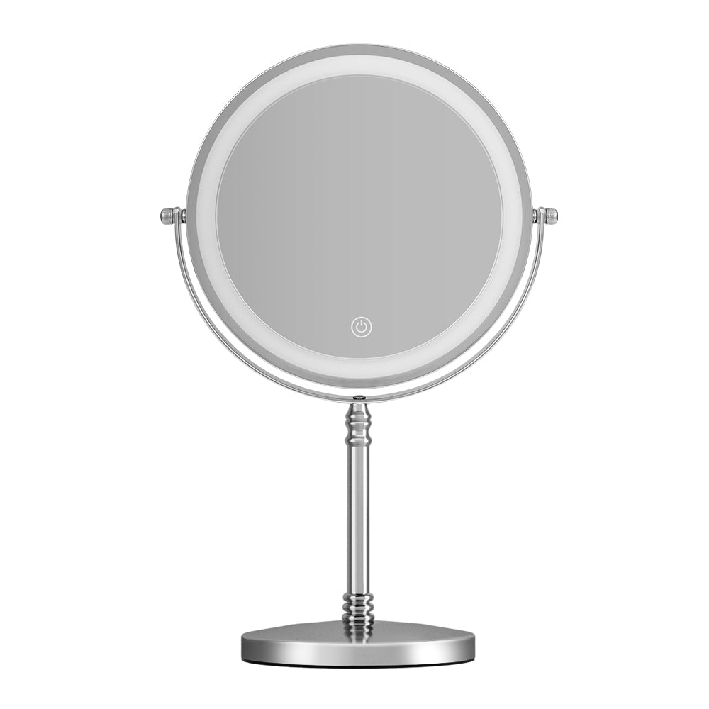 Makeup Mirror LED Light Cosmetic Round 360∞ Rotation 10X Magnifying