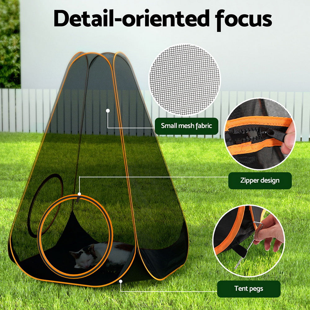 HomeMyGarden Pet Playpen Cat House 6 IN 1 Tent Tunnel Dog Cage Puppy Rabbit Play Portable