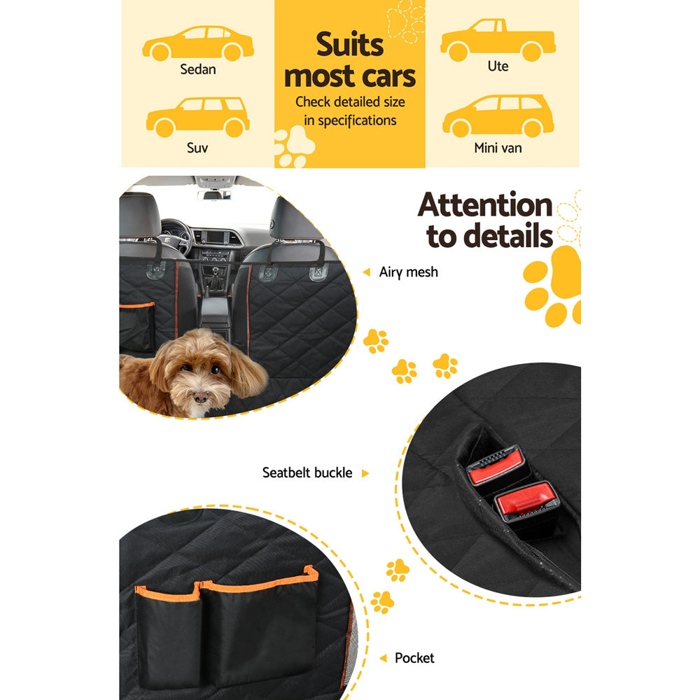 Pet Car Seat Cover Dog Protector Hammock Back Waterproof Belt Non Slip Mat