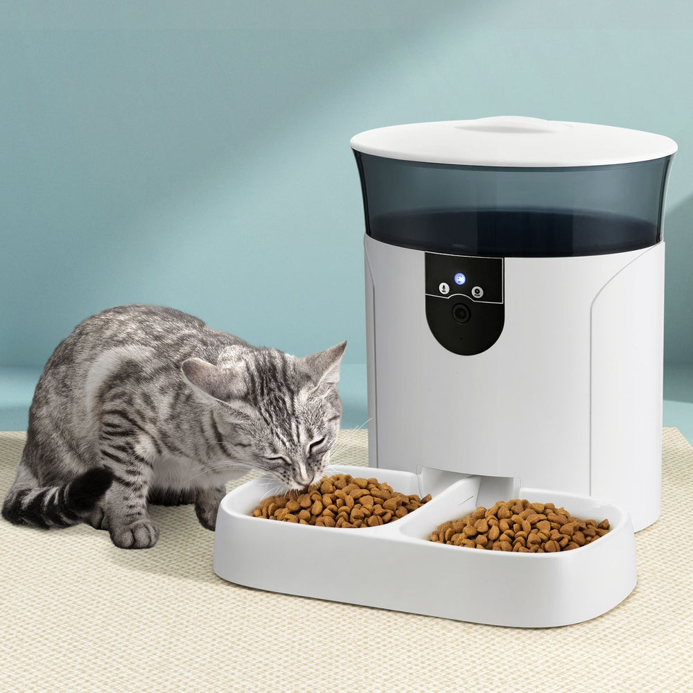 HomeMyGarden Automatic Pet Feeder Dog Cat Camera Wifi Smart Food Dispenser Timer 7L APP