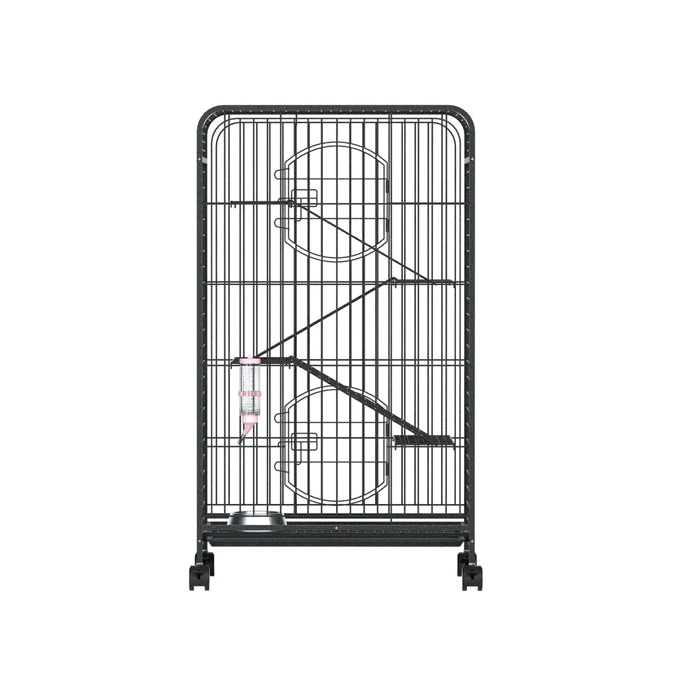 Rabbit Cage Indoor Hutch Guinea Pig Bird Ferret Cat Hamster 110cm 4 Level