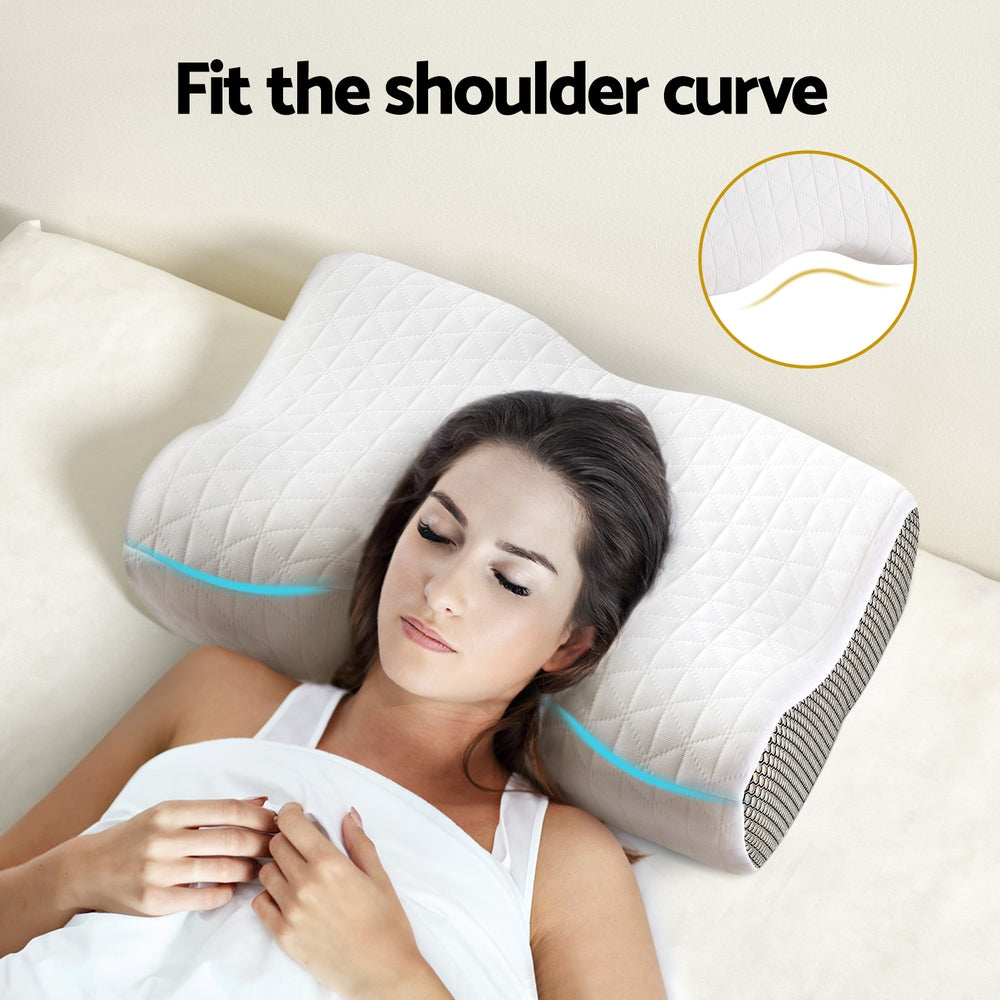 Memory Foam Pillow Contour Neck