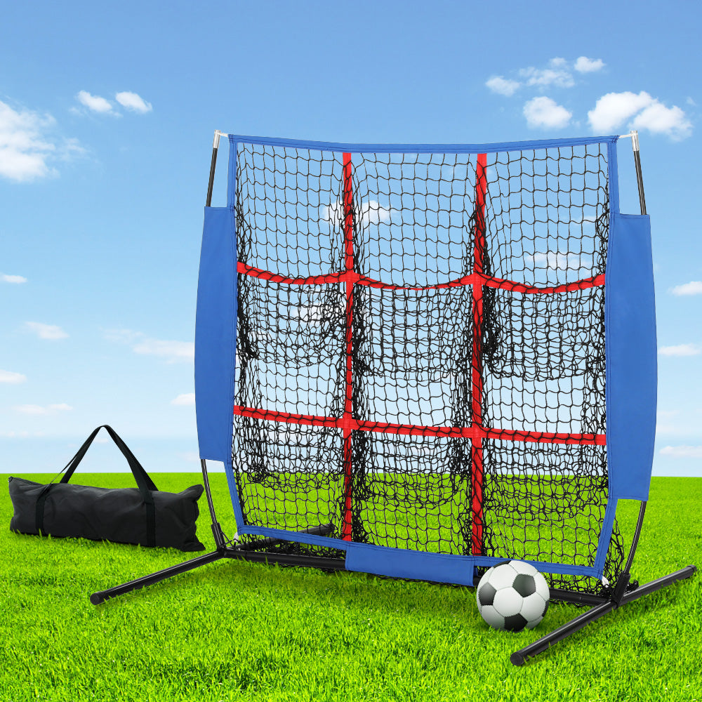 Football Net Baseball Pitching Soccer Goal Training Aid 9 Target Zone