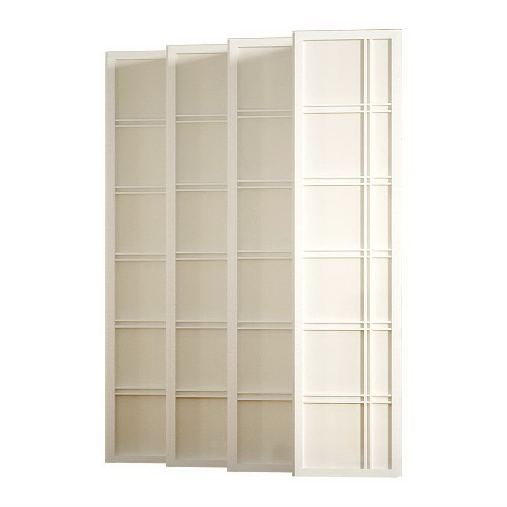 8 Panel Room Divider Screen 353x179cm Nova White