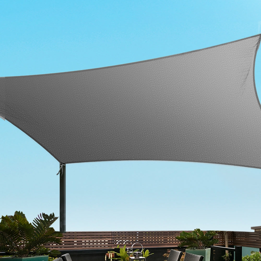 Shade Sail Cloth Rectangle Canopy 280GSM - 3x4M