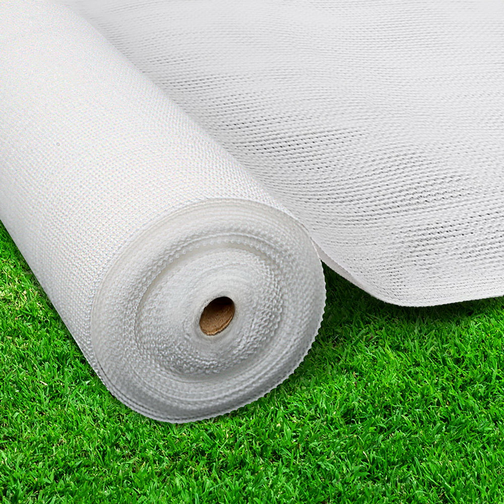 50% Shade Cloth 1.83x10m Shadecloth Wide Heavy Duty White