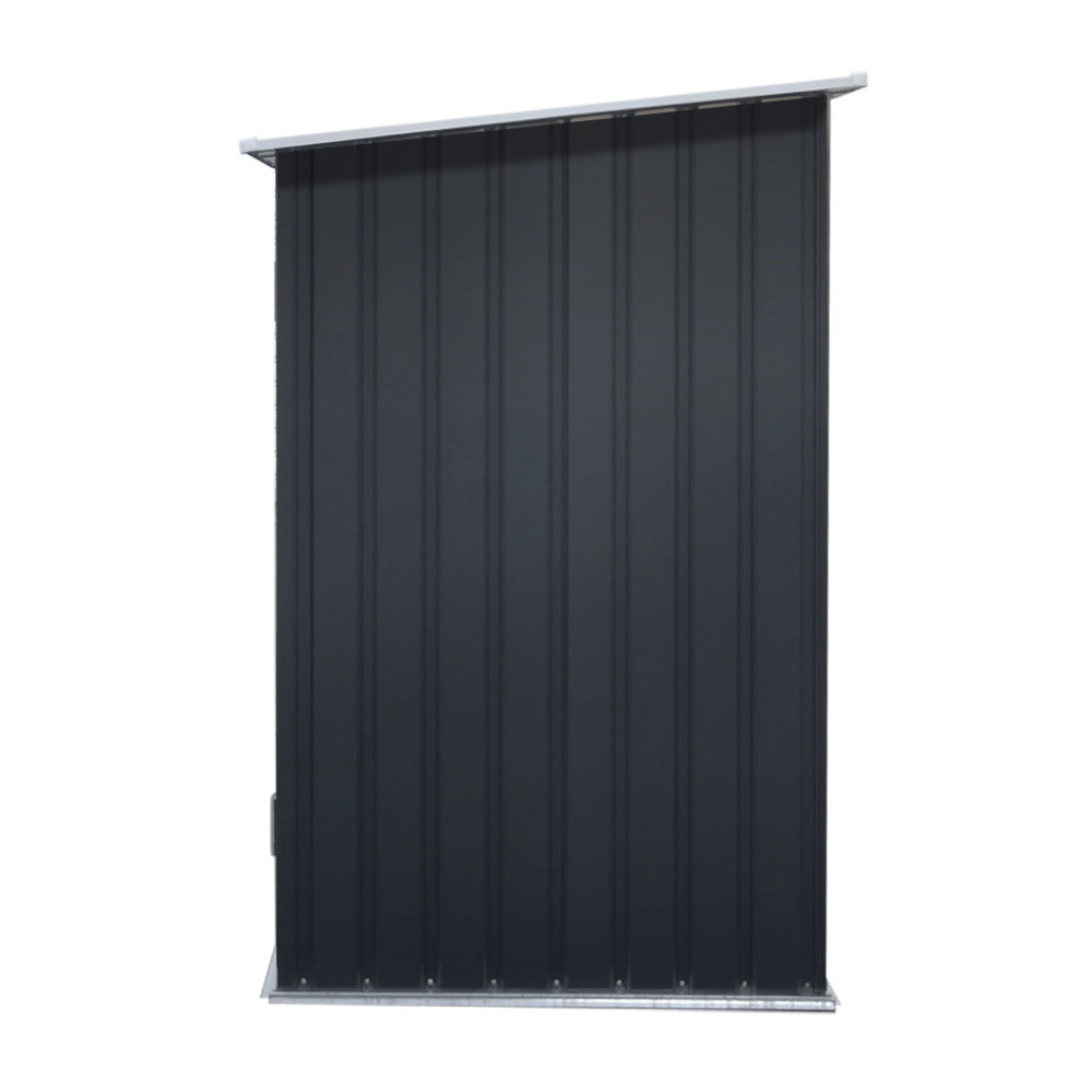 Garden Shed 2.49x1.04M Sheds Outdoor Tool Storage Workshop House Steel 2 in 1