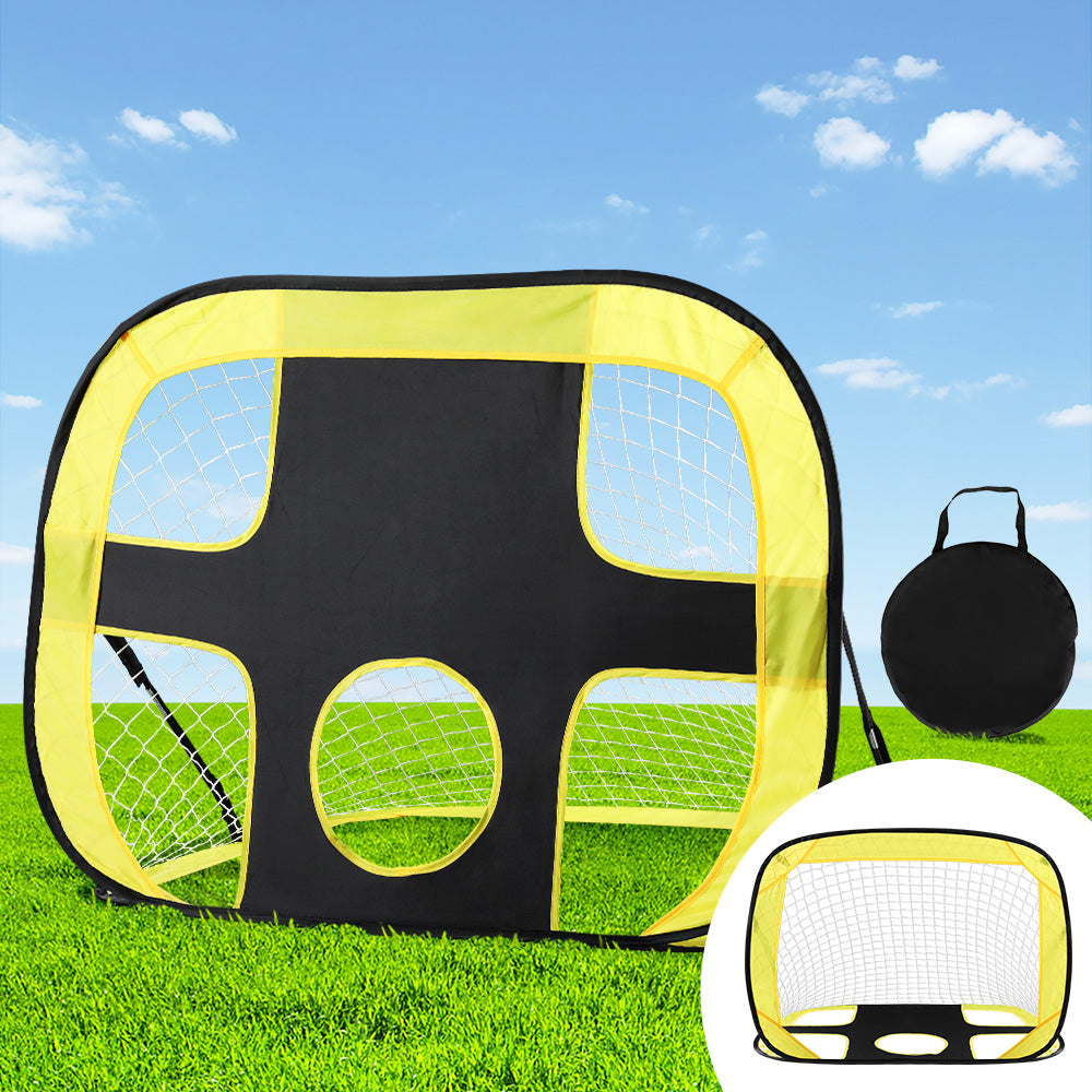 HomeMyGarden Portable Football Net Soccer Goal Rebound Target Hitter Training