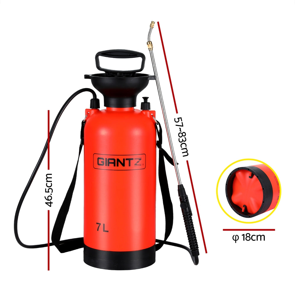 Weed Sprayer Pressure 7L Shoulder Garden Spray