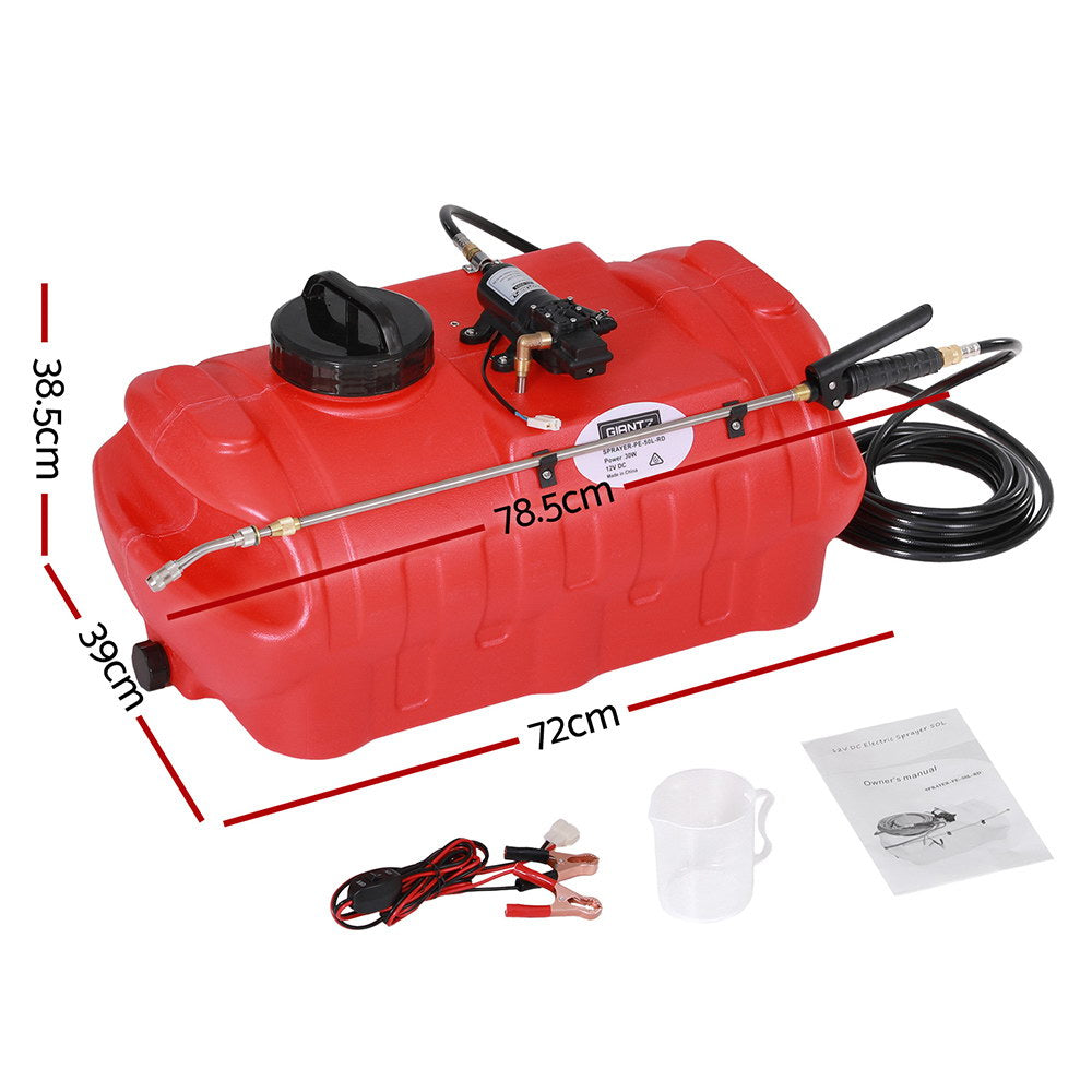 50L Weed Sprayer Boom Pump Spot Spray