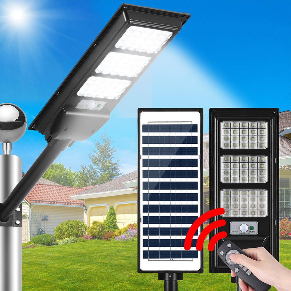 240 LED Solar Street Light Flood Motion Sensor Remote