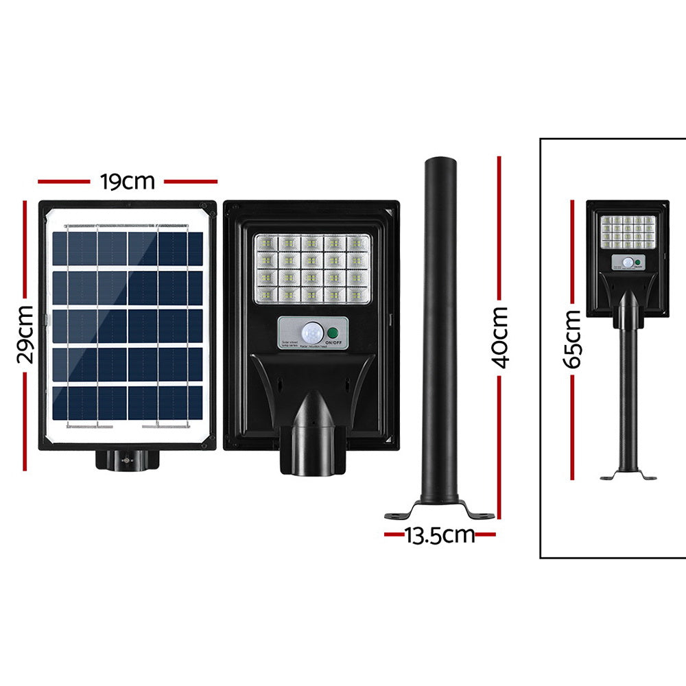 80 LED Solar Street Light Flood Motion Sensor Remote