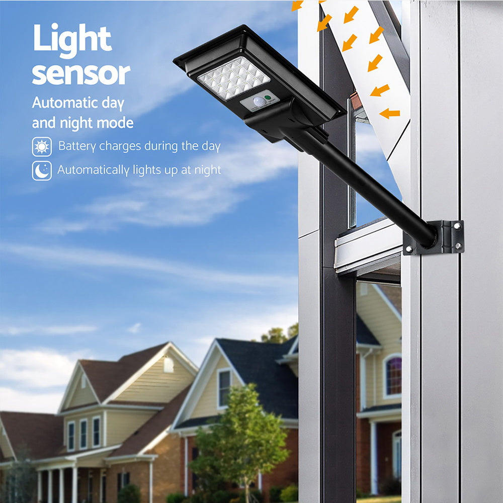 80 LED Solar Street Light Flood Motion Sensor Remote