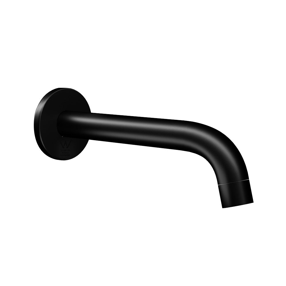 Bathroom Spout Tap Water Outlet Bathtub Wall Mounted Black