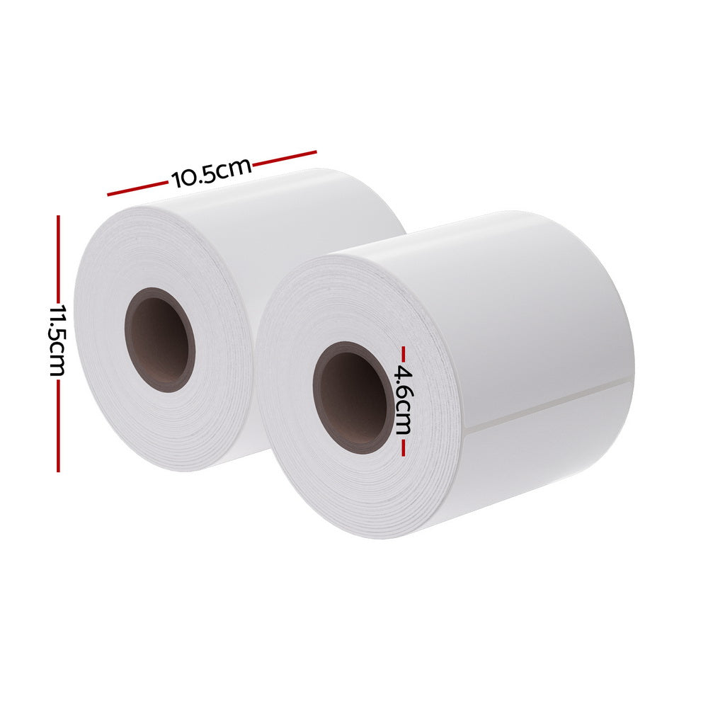 4 Rolls Direct Thermal Labels Paper Printer Paper Barcode√Ç¬†Shipping Stickers