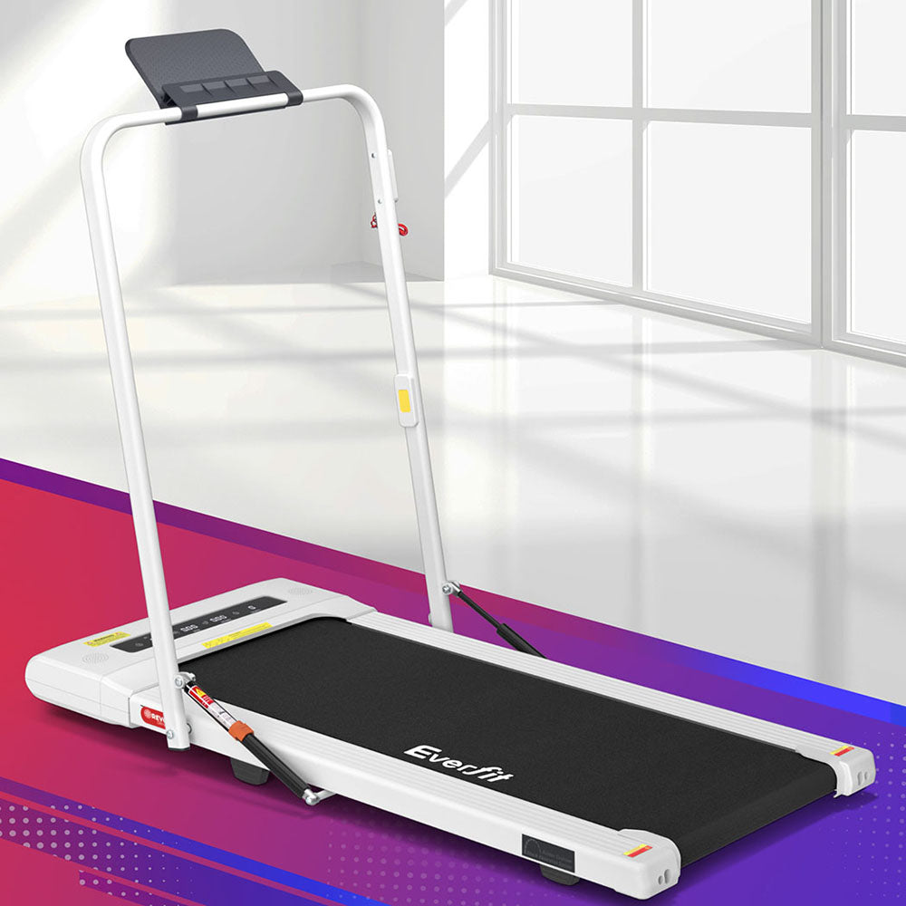 Everfit Treadmill Electric Walking Pad Under Desk Home Gym Fitness 400mm White