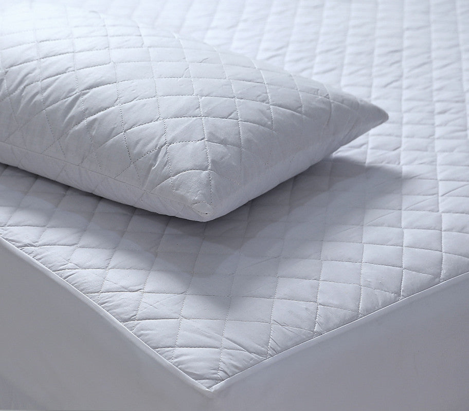 100% Cotton Quilted Fully Fitted 50cm Deep Double Size Waterproof Mattress Protector